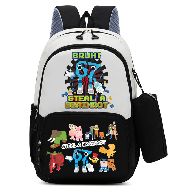 Hydration Pack Outdoor - Mochila escolar Steal A Brainrot de