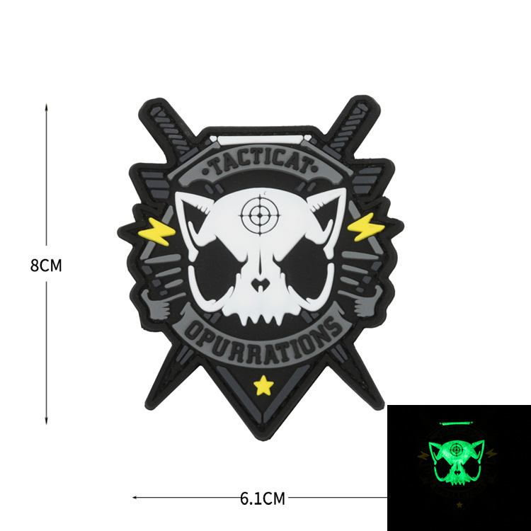 Parche de gato de PVC para rop - Urban Backpack Tactical reseña y precio