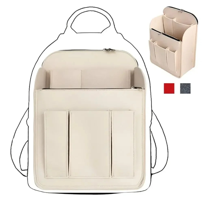 Organizador de maquillaje, bol - Backpack Insert Organizer reseña y precio