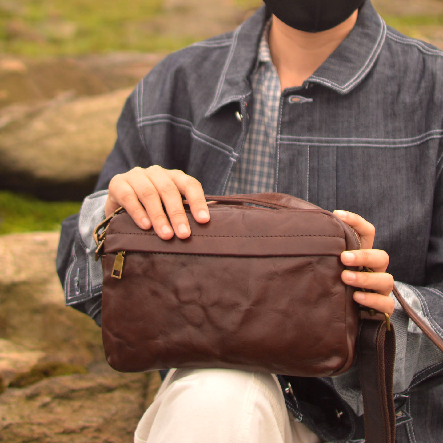 AETOO Bolso cruzado vintage de - Leather Backpack Vintage reseña y precio