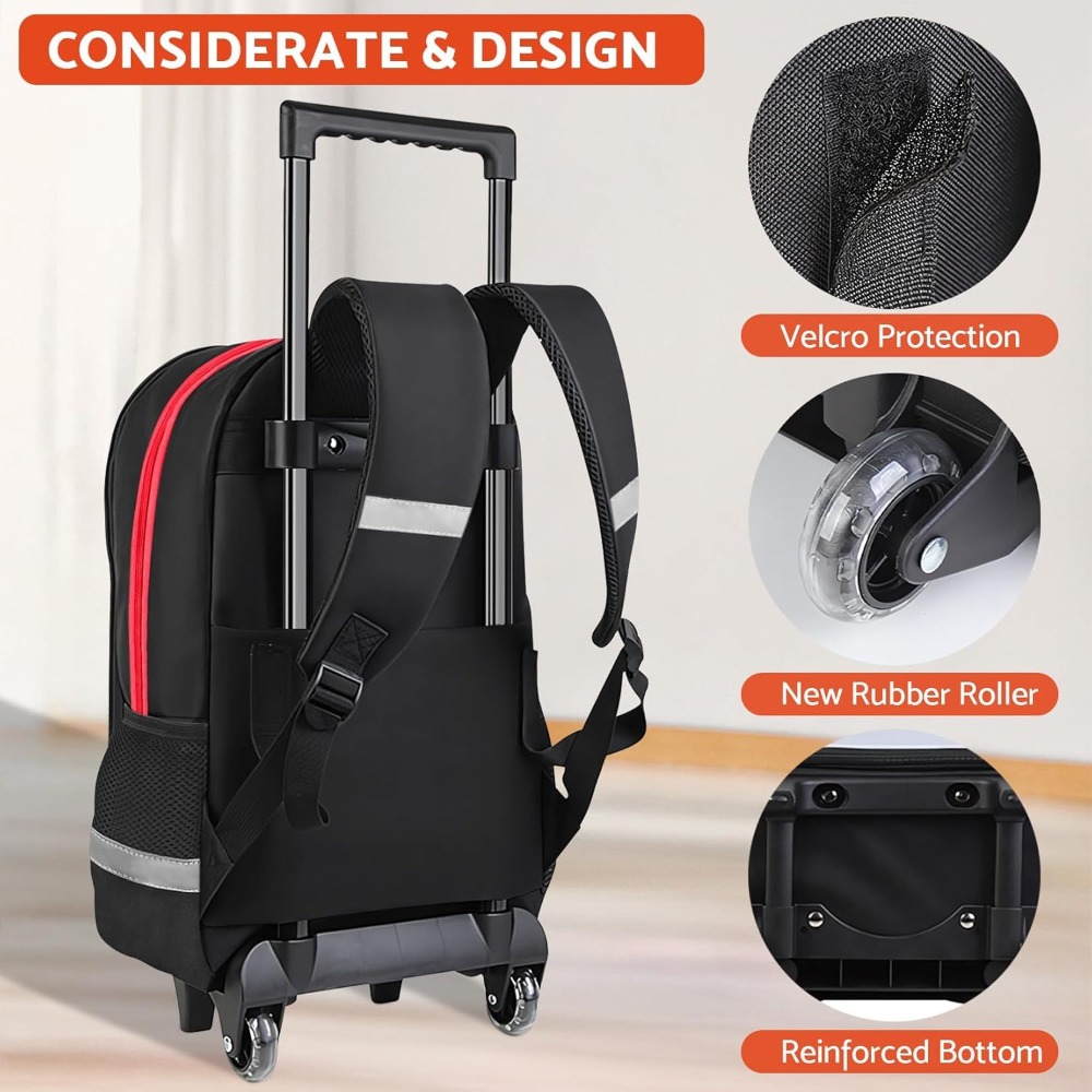Mochila con Ruedas para Niños, - School Backpack Teen reseña y precio