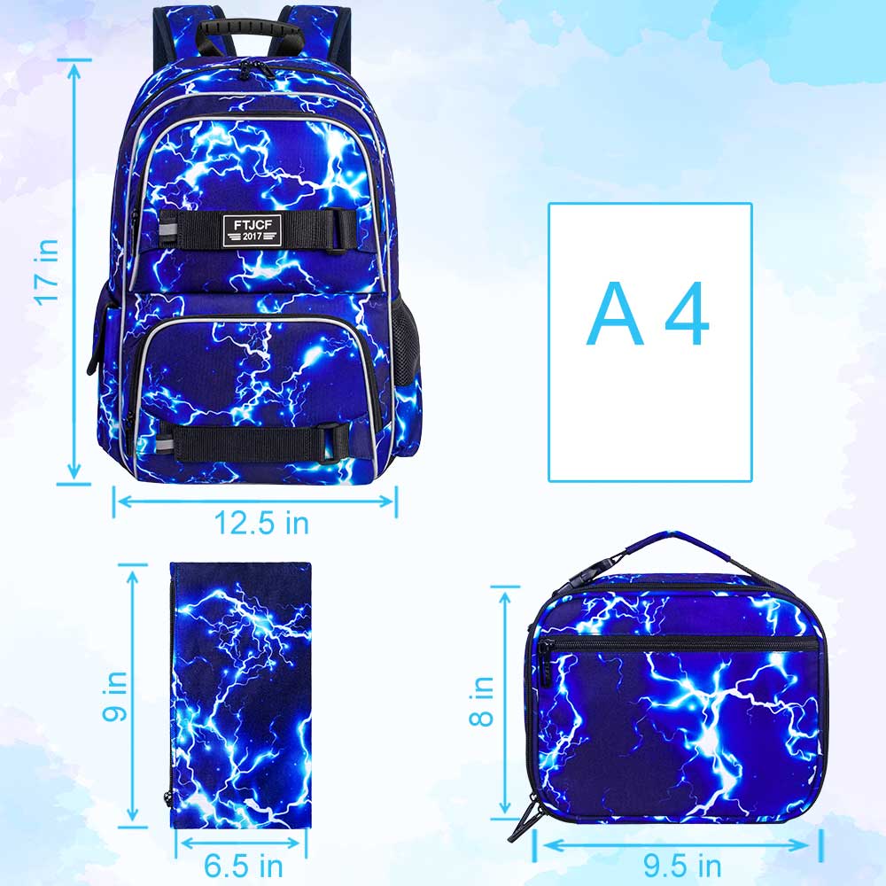 Mochila Lightning para niños d - School Backpack Teen reseña y precio
